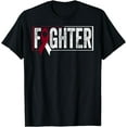 thumbnail image 1 of Throat Cancer Shirt Oral Head Neck Cancer Awareness Fighter T-Shirt, 1 of 3