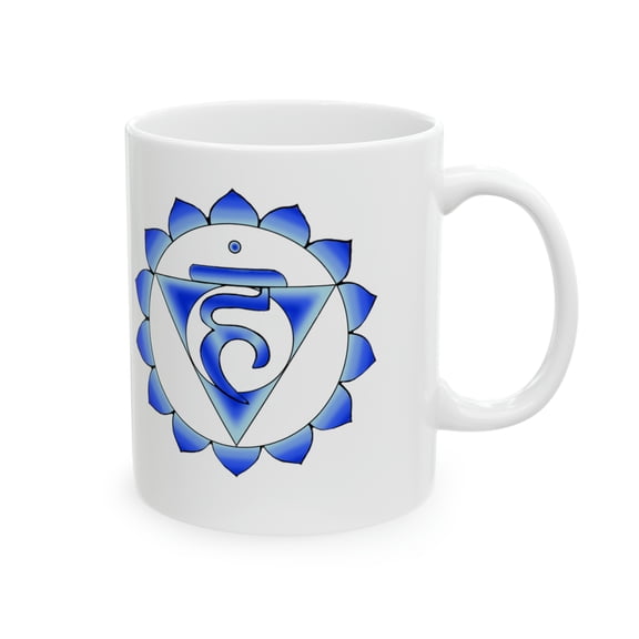 Throat Chakra Mug