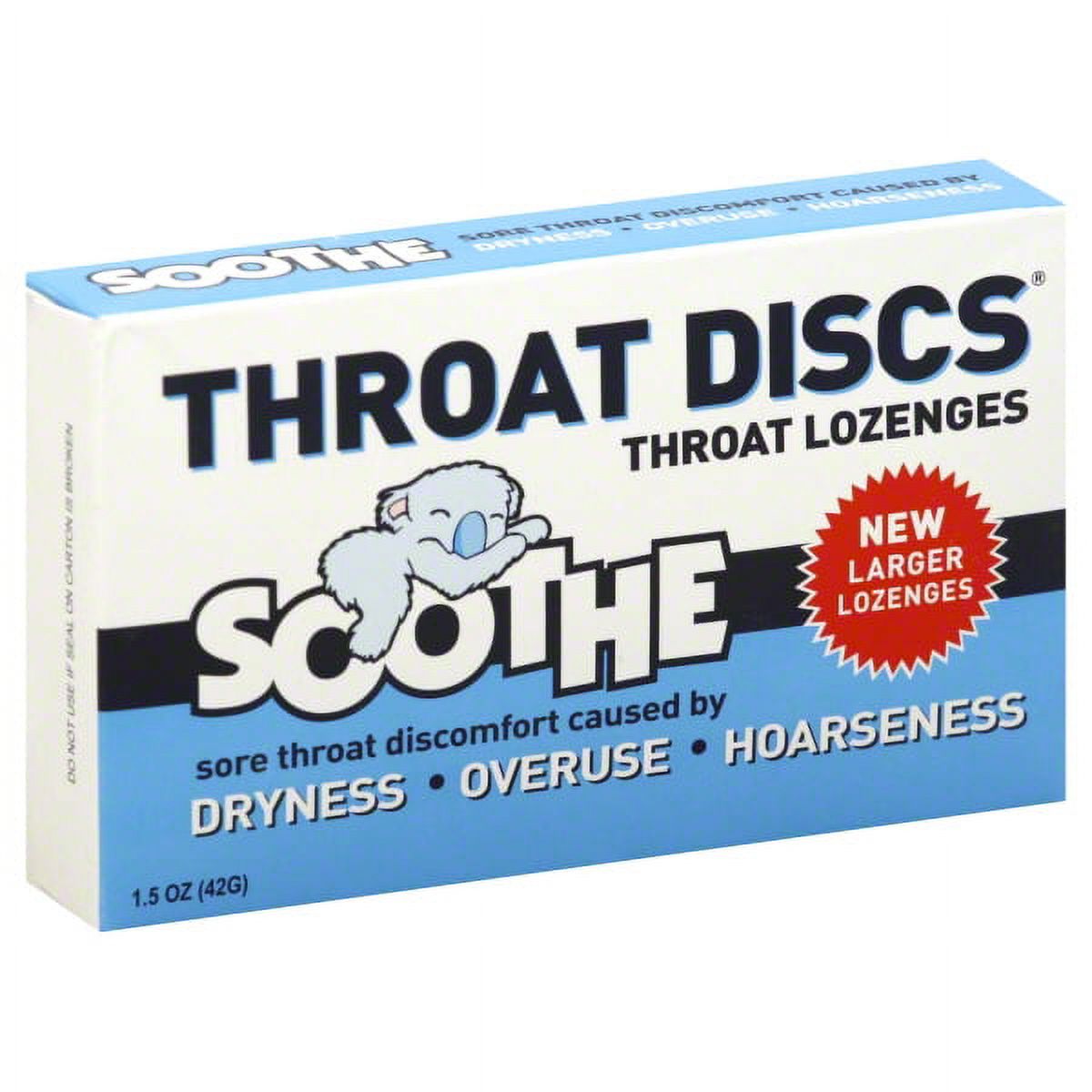 Throat Discs Soothe Throat Lozenges, Large, 1.5 Oz., 70 Count
