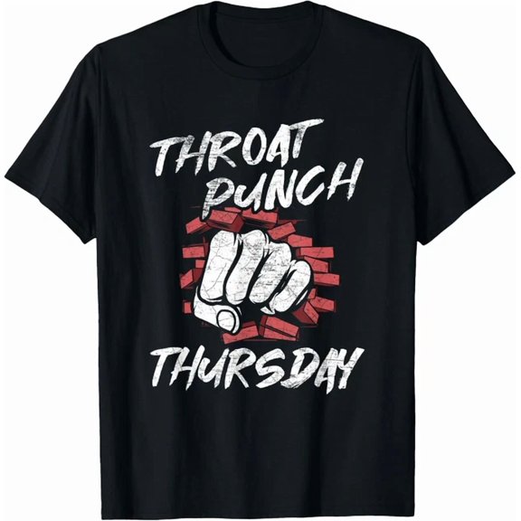 Throat Punch Thursday Graphic Design T-shirt