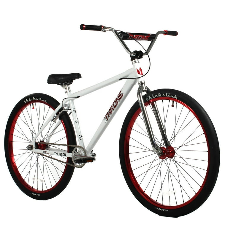 Throne Cycles Goon 29 BMX Bike White Crimson
