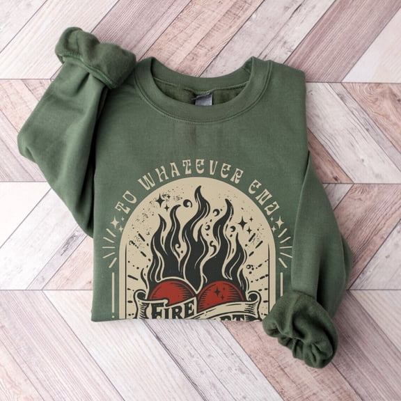 Throne Of Glass Fireheart Shirt, Fireheart Sweatshirt, Terrasen To Whatever End Kingdom Of Ash Shirt, Acotar Shirt, Aeline Galathynius, Tog Tshirt All Size S-5XL