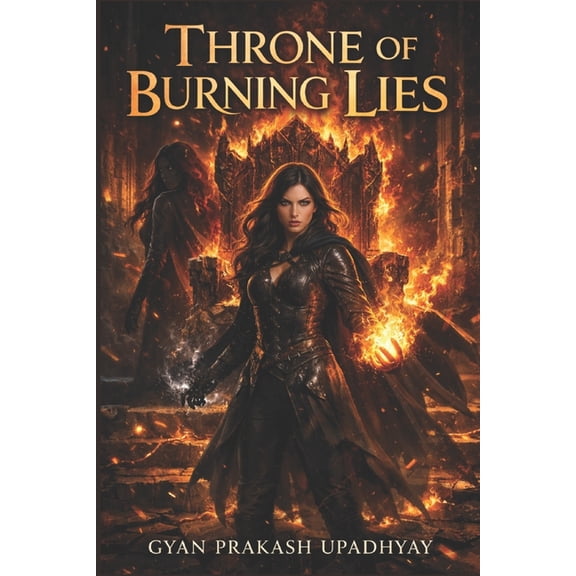 Crown of Ash & Oathbound Shadows Throne of Burning Lies: A Dark Enemies-to-Lovers Romantasy, Book 2, (Paperback)