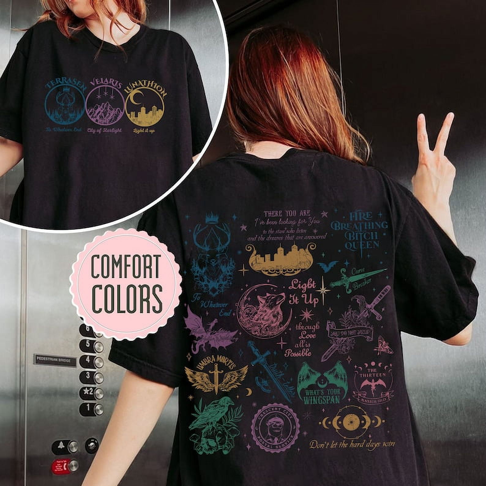 Throne of Glass Sweatshirt, Velaris City of Starlight Sweatshirt