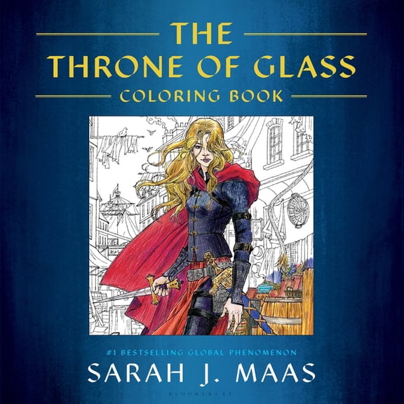 Throne of Glass The Throne of Glass Coloring Book, (Paperback)