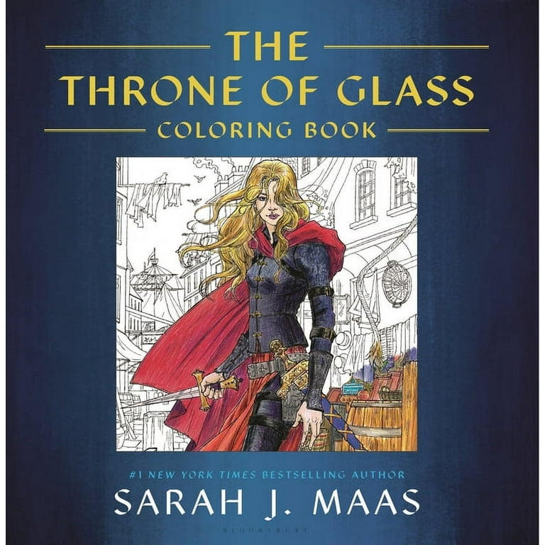 Throne of Glass The Throne of Glass Coloring Book, (Paperback