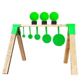Throom - Reactive Self Healing Targets for Shooting + 2x4 Target Stand Brackets Bundle, Portable, Knockdown and Hanging Gun Targets For Pistol or Rifle, for Indoor and Outdoor Range