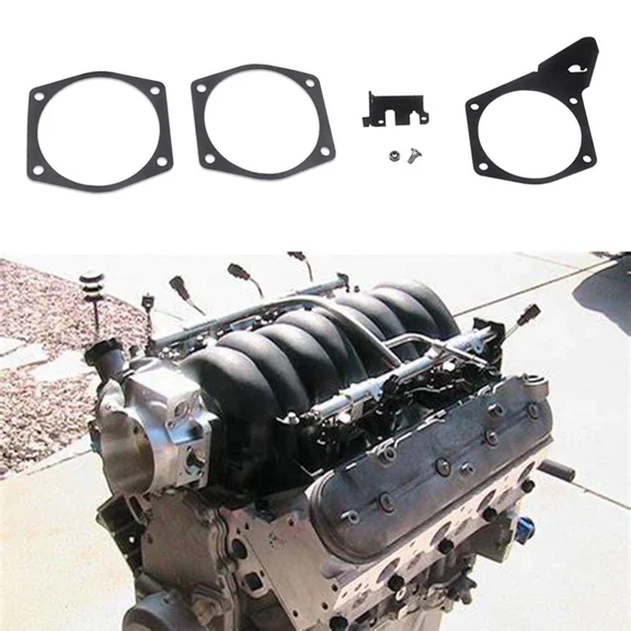 Throttle Cable Bracket Kit For LS LS2 LS3 LS6 LS7 4 Bolt Intake 92mm-102mm