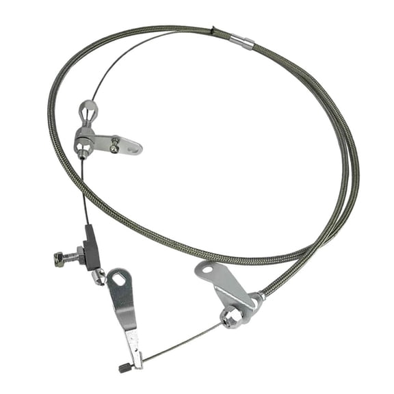 Throttle Cable Casing 61'' Long Inner Wire Cord Long Fits for Transmission Detent