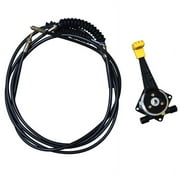 Throttle Cable, JCB Throttle Cable/Accelerator Assembly Suitable for JCB Universal Throttle Cable Models 1400B 1600B 1700B 214 215 216 217 3C 3CX 3D 3DX 4C 4CN and 4CX