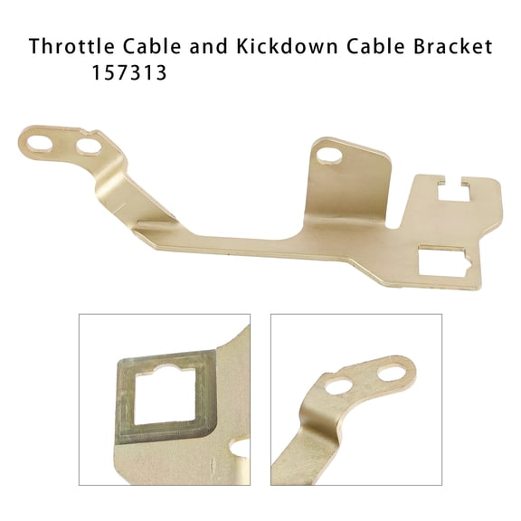 Throttle Cable and Kickdown Cable Bracket 157313 For Edelbrock Performer