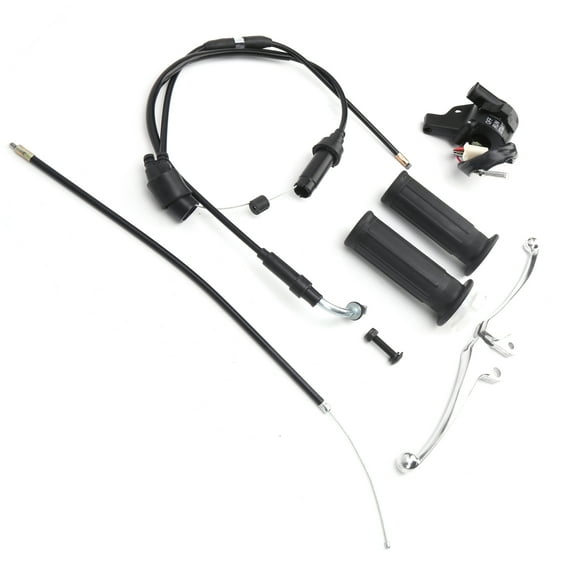 Throttle Grip Cable Brake Lever Ignition Switch Kit Fit for Yamaha YZinger 50/PeeWee PW50