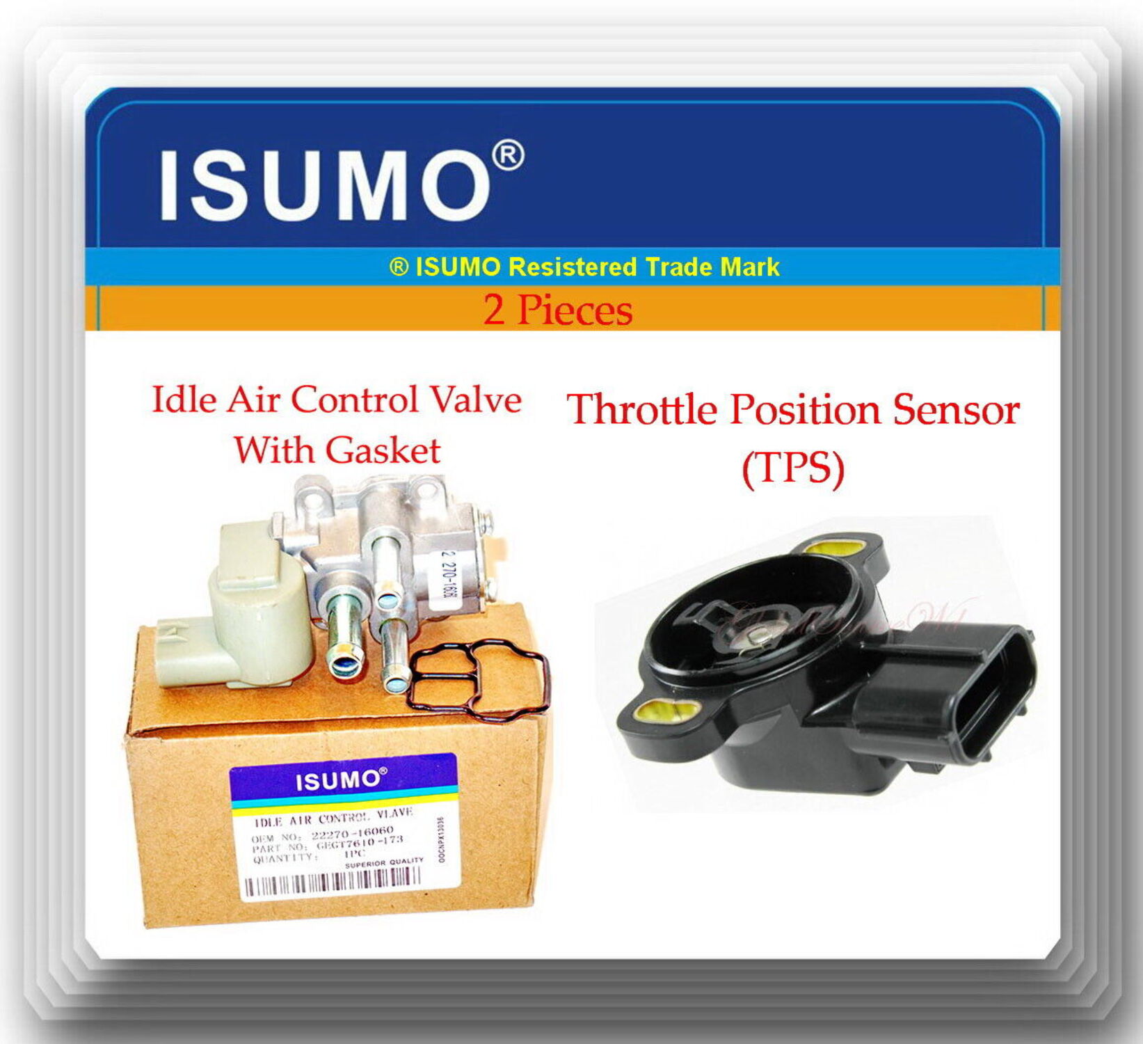 Throttle Position Sensor  Idle Air Control Valve Fits: Geo Prizm Celica Corolla