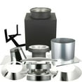 Through The Attic Kit for 6" Inner Diameter Chimney Pipe with Flat Top
