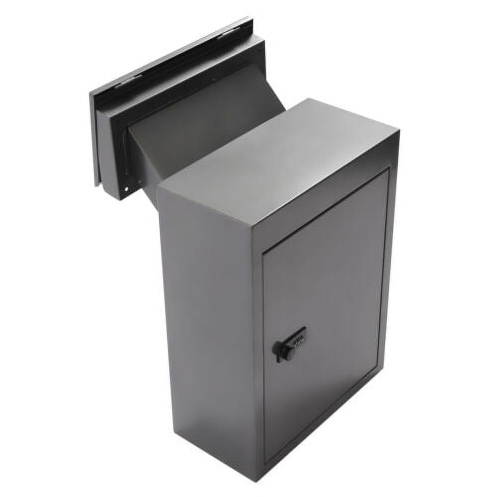 Through The Wall Drop Box Mail Deposit Drop Box Rainproof Wall Mount