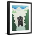 thumbnail image 1 of Art.com Through The Woods Giclee Print by Stephen Huneck, Black Frame Wall Art, 17" x 21", 1 of 5