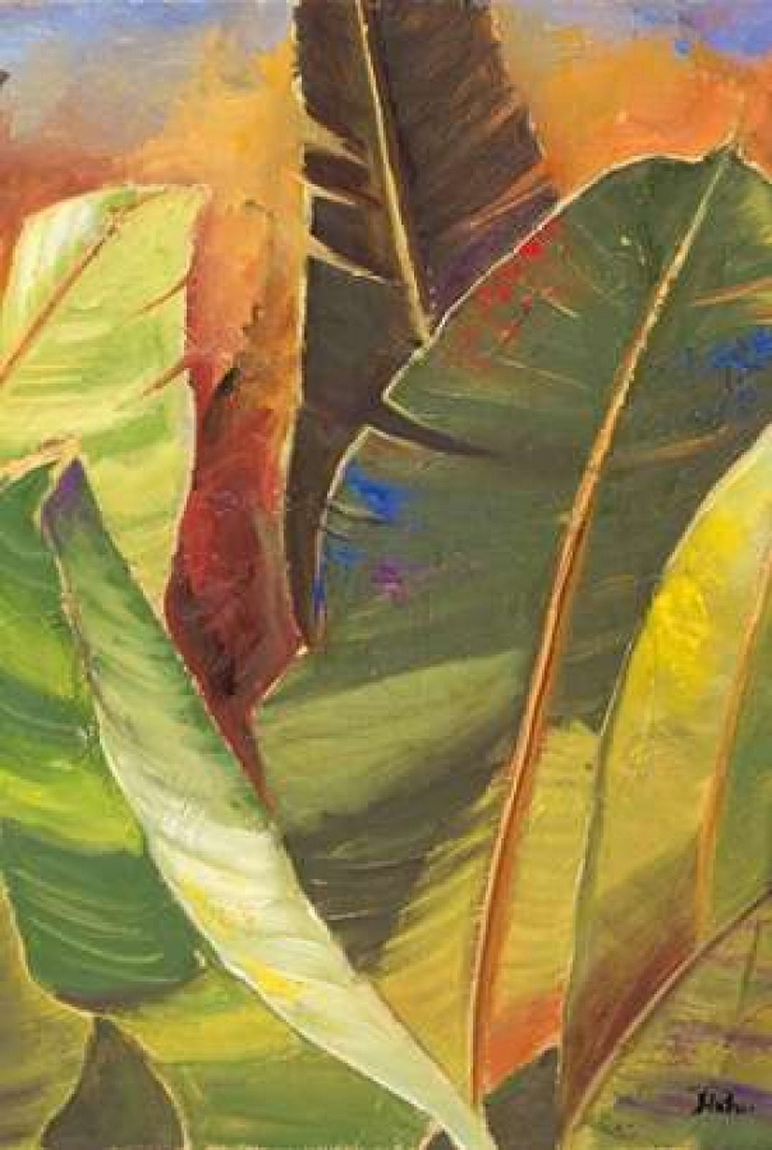 Through the Leaves Square Panel II Canvas Art - Patricia Pinto (24 x 36)