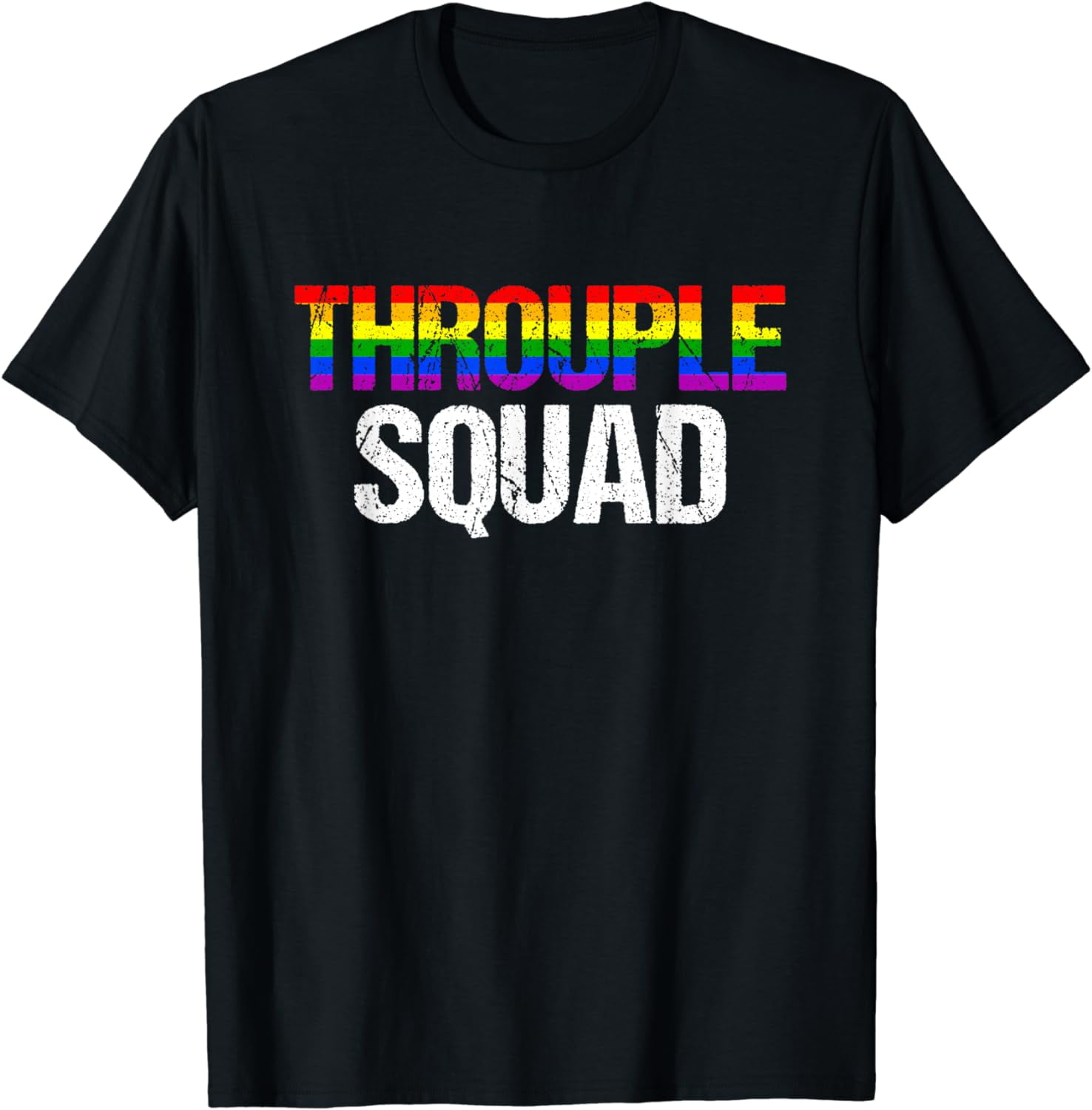 Throuple Squad - Gay Throuple Relationship Polyamory Pride T-Shirt ...