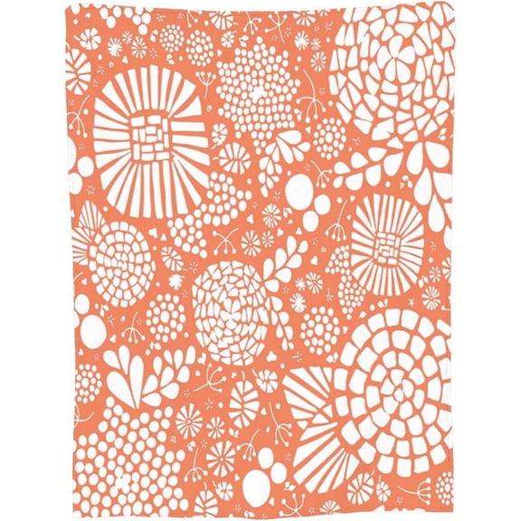Throw Blanket 30x40 Inch,Abstract Flower Texture Flannel Soft Cozy Fluffy Throw Blankets and Warm Throws for Adults in Couch Sofa Bed 40x30 Inch