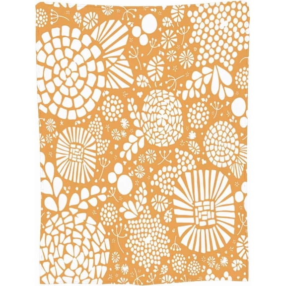 Throw Blanket 30x40 Inch,Abstract Flower Texture Summer Flannel Soft Cozy Fluffy Throw Blankets and Warm Throws for Adults in Couch Sofa Bed 40x30 Inch