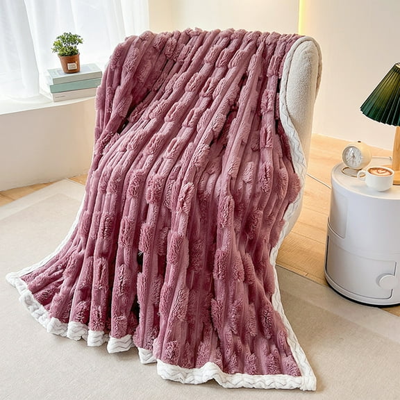 Throw Blanket under $5! Yannianjz Soft Flannel Fleece Throw Blanket, Lightweight Warm Couch Sofa Bed Cover, All Season Decorative Afghan for Adults, Plush Sherpa Blanket Gift