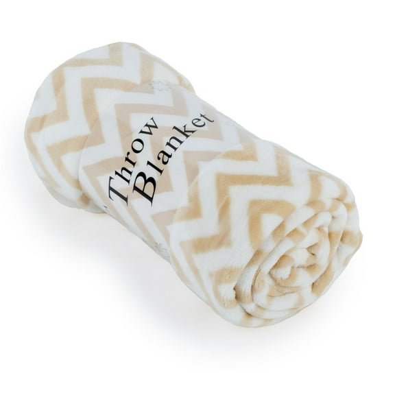 Throw Blanket 50"x60" Soft Flannel Fleece Lap Throw Blanket For Sofa Couch Travel