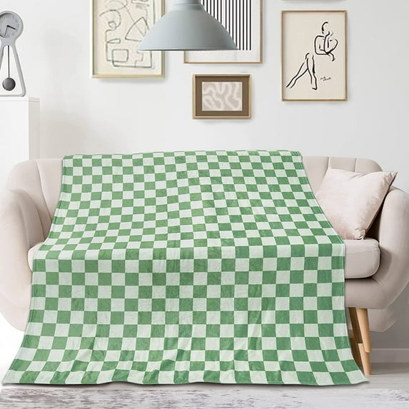 Throw Blanket All Season Blankets Gifts Flannel Fleece Super Soft Warm and Cozy for Sofa Bed Couch Travel Blanket Birthday 50"x60"