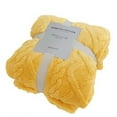 thumbnail image 1 of Throw Blanket,Bed Blanket,Sofa Blanket Comfortable Bed Blanket Thick Wool Warm Blanket For Winter Yellow Green, 1 of 8