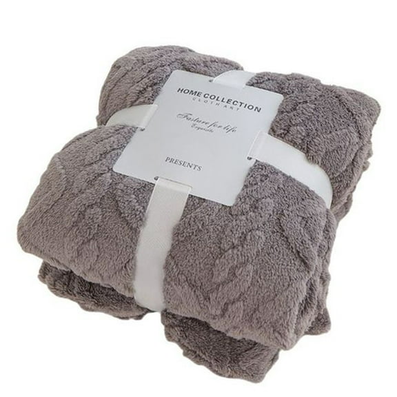 Throw Blanket,Bed Blanket,Sofa Blanket Comfortable Bed Blanket Thick Wool Warm Blanket For Winter Yellow Green