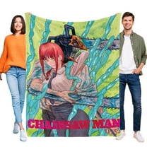Throw Blanket Chainsaw Man for Kids and Adults Soft and Cozy Blankets Gifts 30x40 Inch