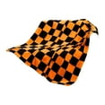 thumbnail image 1 of Throw Blanket Checkerboard, Checkered Soft Throw for Couch, Bed, Sofa, Cozy Comfy Warm Blanket Autumn Winter Halloween Decor (Orange), 1 of 6