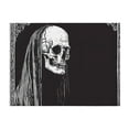 thumbnail image 1 of Throw Blanket for Couch, Gothic Skull Drape Super Soft Fuzzy Comfy Warm Throw Blanket, Cuteness Lightweight Cozy Plush Flannel Blanket & Throws for Sofa and Bed All Season, 1 of 5