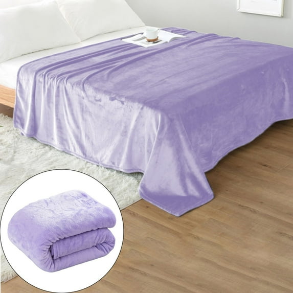 Throw Blanket for Couch, Lightweight Plush Warm Blankets for Bed, Fuzzy Cozy Flannel Blanket Throw for Sofa, Soft Warm Light Weight for Travelling In Spring Summer,27.56 X 39.37In