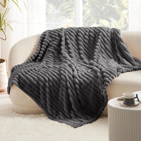 Throw Blanket for Couch, Lightweight Plush Warm Blankets for Bed, Fuzzy Cozy Flannel Blanket Throw for Sofa, Soft Warm Light Weight for Travelling In Spring Summer,27X39 Inches
