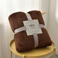 thumbnail image 1 of Throw Blanket for Couch, Lightweight Plush Warm Blankets for Bed, Fuzzy Cozy Flannel Blanket Throw for Sofa, Soft Warm Light Weight for Travelling In Spring Summer,39.37 X 59.06 Inch, 1 of 2