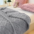 thumbnail image 1 of Throw Blanket for Couch, Lightweight Plush Warm Blankets for Bed, Fuzzy Cozy Flannel Blanket Throw for Sofa, Soft Warm Light Weight for Travelling In Spring Summer,70.87 X 78.74 Inch, 1 of 7