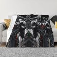 thumbnail image 1 of Throw Blanket for Couch, Mecha Skeleton Warrior Super Soft Fuzzy Comfy Warm Cute Throw Blanket, Lightweight Cozy Plush Flannel Blanket Throws for Sofa Bed All Season, 1 of 8