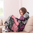 thumbnail image 1 of Throw Blanket for Couch Qwtwty World's Sister Blanke Big Sister Gifts Gifts for Women Sisters Gifts From Sister Little Sister Friend Birthday Gifts, 1 of 4