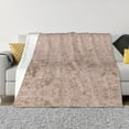 thumbnail image 1 of Throw Blanket for Couch - Rose Gold Marble Texture Soft Comfy Lightweight Cozy Warm Throw Blanket, Fuzzy Plush Flannel Blanket & Throws for Sofa and Bed All Season, 1 of 8