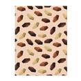 thumbnail image 1 of Throw Blanket for Couch Sofa and Bed, Brown Beige Chocolate Print Super Soft Plush Throw Blanket, Fuzzy Cuteness Comfy Warm Washable Flannel Blanket & Throws for All Season 80"x60", 1 of 5
