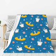 thumbnail image 1 of Throw Blanket for Couch Sofa and Bed, Cartoon Goose Super Soft Plush Throw Blanket, Fuzzy Cuteness Comfy Warm Washable Flannel Blanket & Throws for All Season 80"x60", 1 of 7