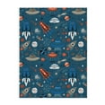 thumbnail image 1 of Throw Blanket for Couch Sofa and Bed, Cartoon Space1 Super Soft Plush Throw Blanket, Fuzzy Cuteness Comfy Warm Washable Flannel Blanket & Throws for All Season 60"x50", 1 of 5