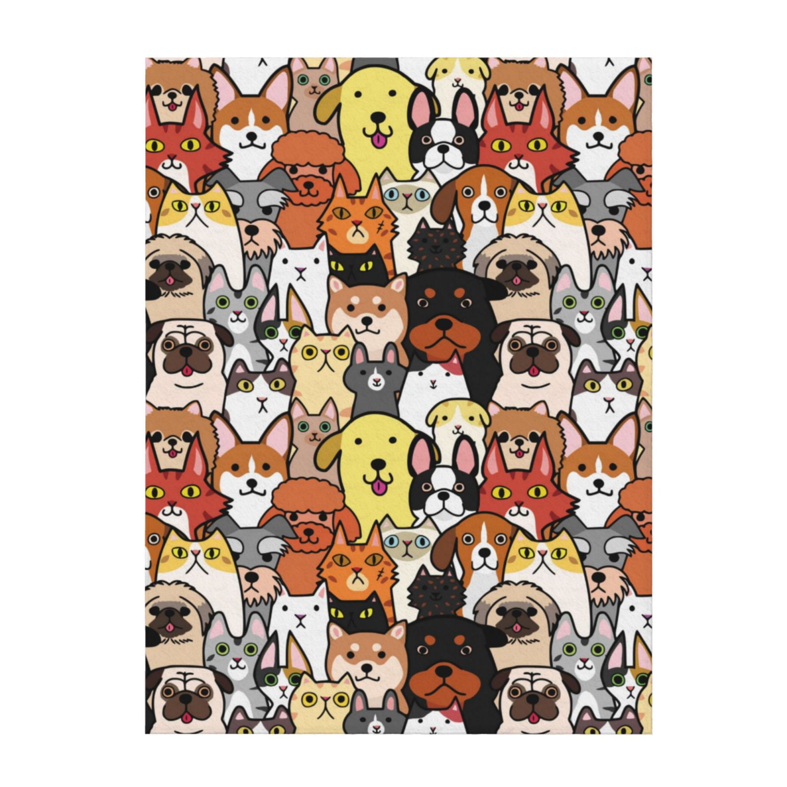 Custom Photo Blanket - Personalized Fleece Throw With Your Pet Or Family Picture
