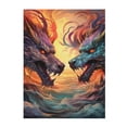 thumbnail image 1 of Throw Blanket for Couch Sofa and Bed, Colorful Wave Dragon Head Super Soft Plush Throw Blanket, Fuzzy Cuteness Comfy Warm Washable Flannel Blanket & Throws for All Season 40"x30", 1 of 5