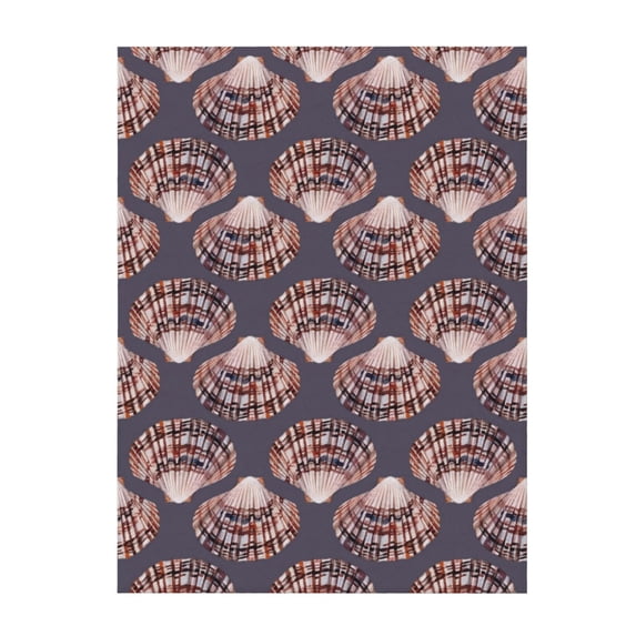 Throw Blanket for Couch Sofa and Bed, Conch Shells Print No.9084 Super Soft Plush Throw Blanket, Fuzzy Cuteness Comfy Warm Washable Flannel Blanket & Throws for All Season 80"x60"