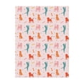 thumbnail image 1 of Throw Blanket for Couch Sofa and Bed, Cute Dog Silhouette Super Soft Plush Throw Blanket, Fuzzy Cuteness Comfy Warm Washable Flannel Blanket & Throws for All Season, 1 of 5