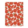thumbnail image 1 of Throw Blanket for Couch Sofa and Bed, Cute Tomato Food Super Soft Plush Throw Blanket, Fuzzy Cuteness Comfy Warm Washable Flannel Blanket & Throws for All Season 50"x40", 1 of 5
