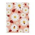 thumbnail image 1 of Throw Blanket for Couch Sofa and Bed, Daisy and Ladybug Super Soft Plush Throw Blanket, Fuzzy Cuteness Comfy Warm Washable Flannel Blanket & Throws for All Season 50"x40", 1 of 5