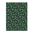thumbnail image 1 of Throw Blanket for Couch Sofa and Bed, Dinosaur and Bone Super Soft Plush Throw Blanket, Fuzzy Cuteness Comfy Warm Washable Flannel Blanket & Throws for All Season 80"x60", 1 of 5