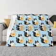 thumbnail image 1 of Throw Blanket for Couch Sofa and Bed, FUNNY CAT IS DRINKING WATER Soft Plush Throw Blanket, Fuzzy Cuteness Comfy Warm Washable Flannel Blanket Throws for All Season, 1 of 8